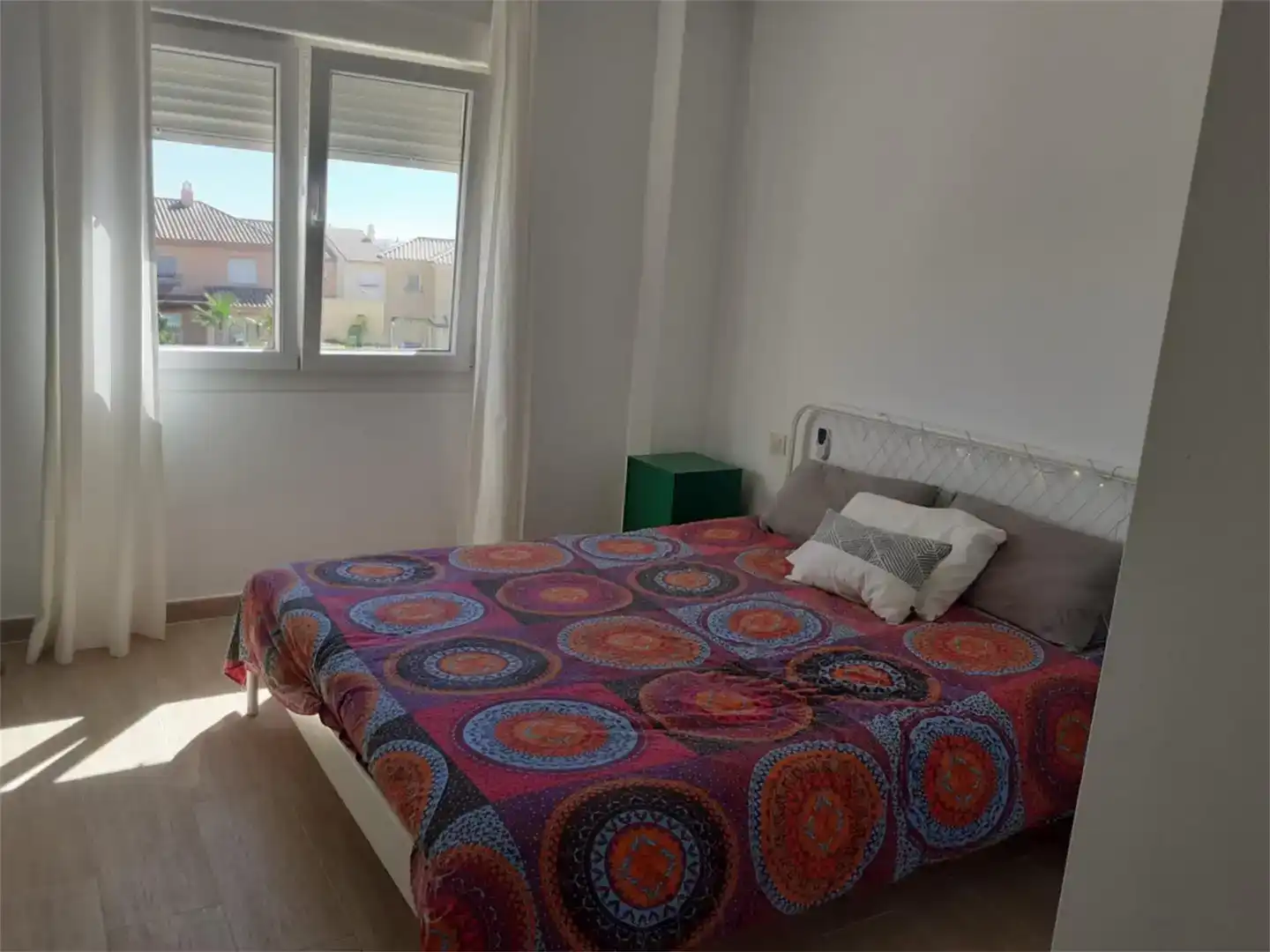 Dormitori de Dúplex de lloguer en Zahara de los Atunes amb Aire condicionat, Jardí privat i Piscina