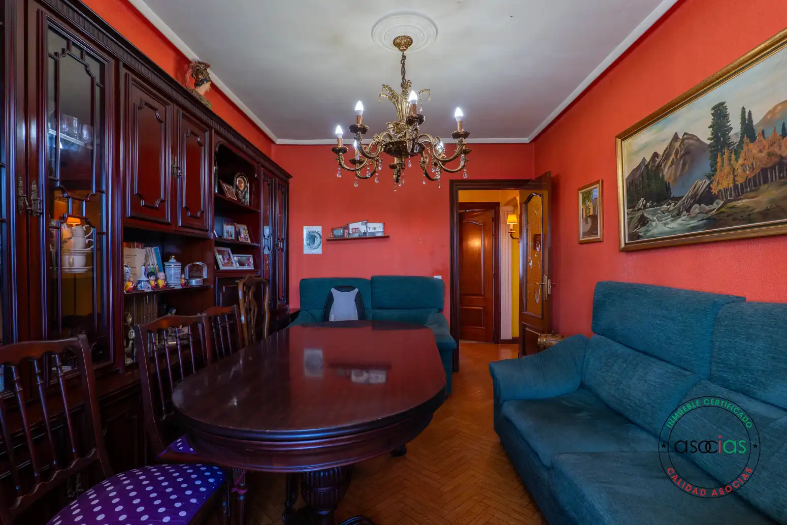 Sala d'estar de Pis en venda en Gijón 