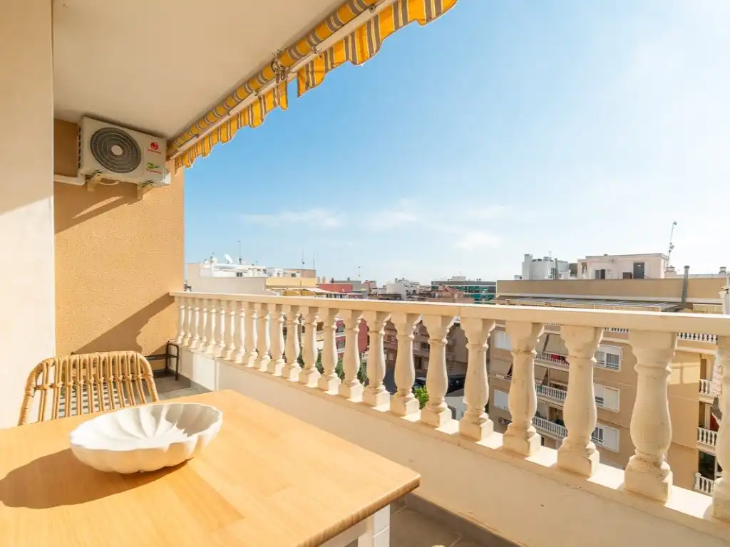 Balcony of Apartments for sale in Torrevieja  with Air Conditioner, Furnished and Oven