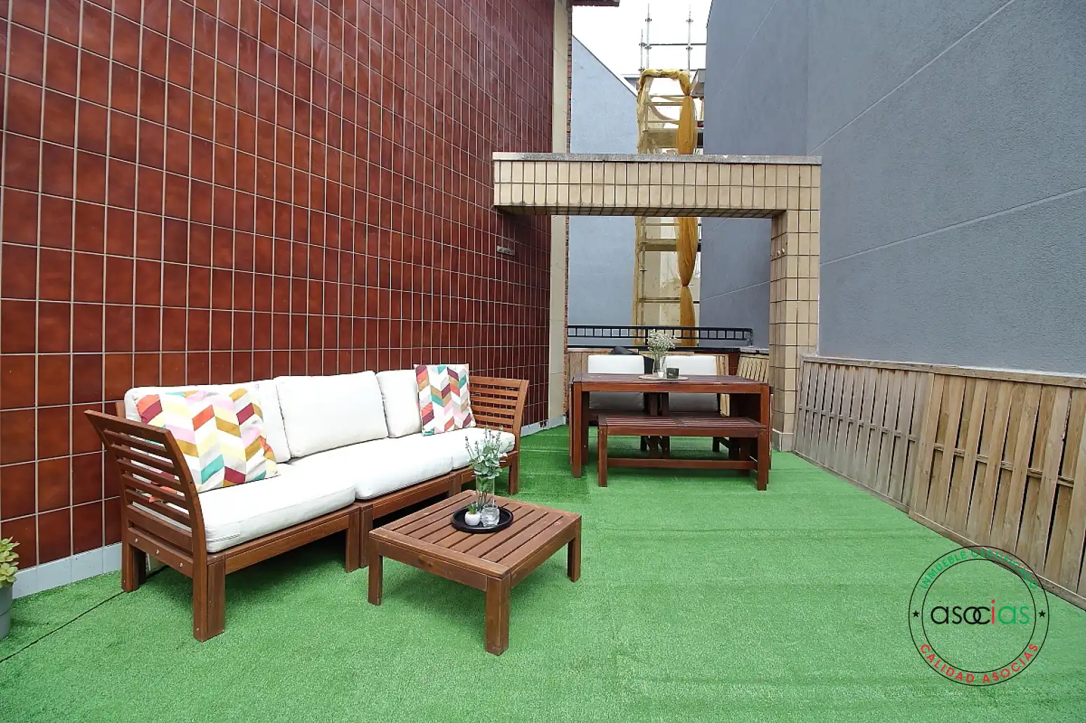Terraza de Ático en venta en Gijón  con Calefacción, Parquet y Terraza