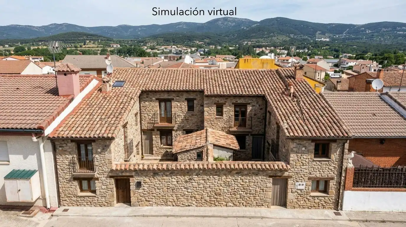 Vista exterior de Residencial en venda en Guadarrama