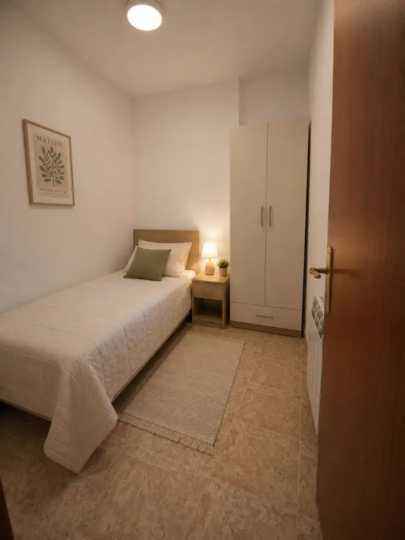 Schlafzimmer von Dachboden zum Verkauf in Sant Andreu de la Barca mit Heizung, Terrasse und Abstellraum