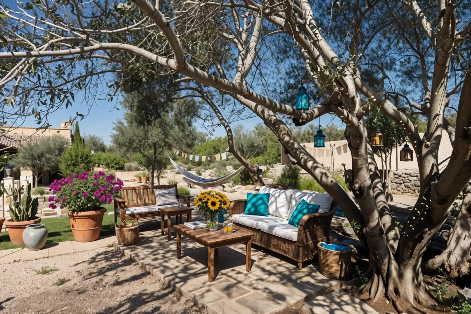 Terraza de Finca rústica en venta en  Palma de Mallorca con Aire acondicionado, Calefacción y Jardín privado