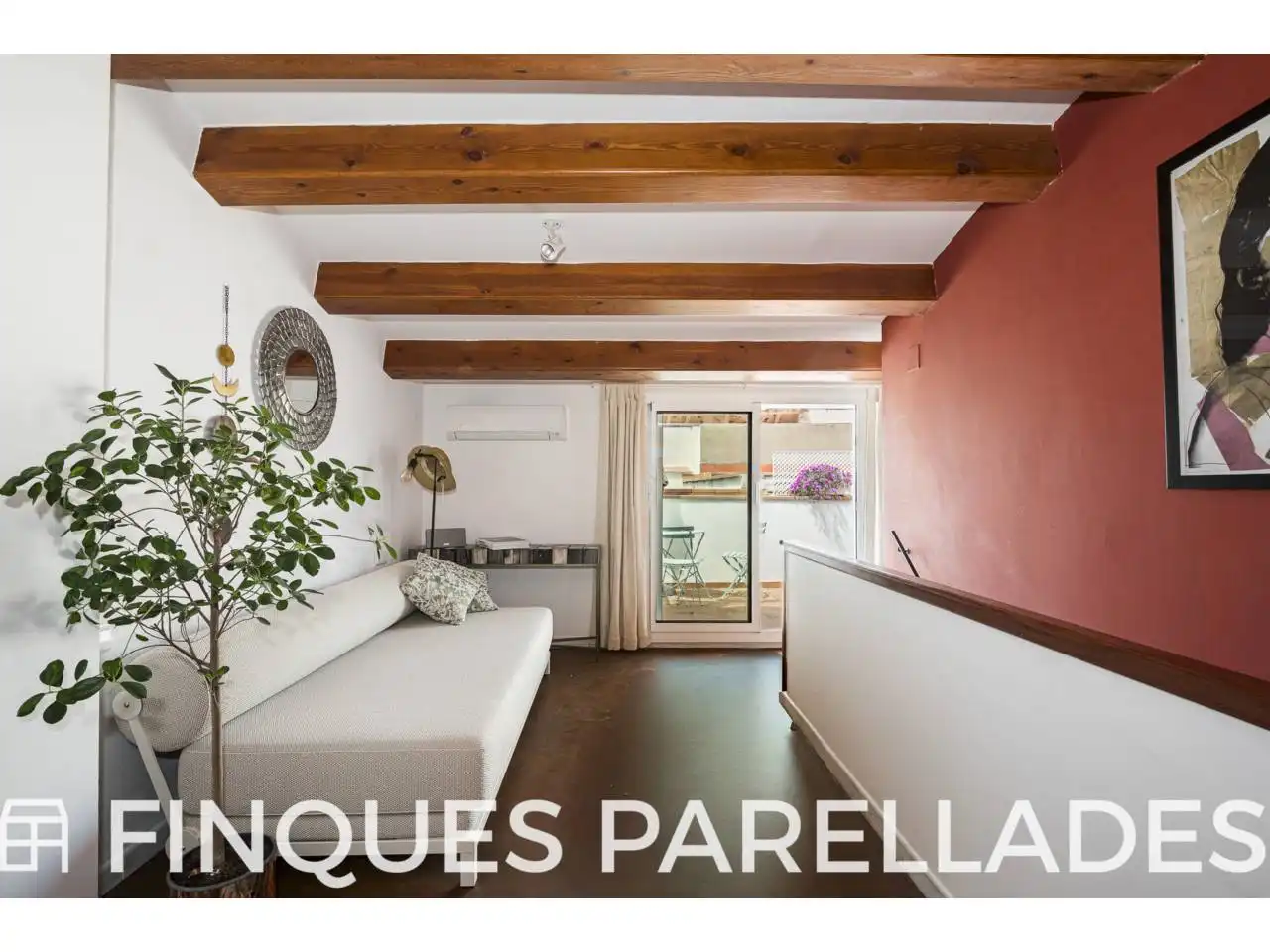Terrasse von Dachboden zum Verkauf in Sitges mit Klimaanlage, Heizung und Terrasse