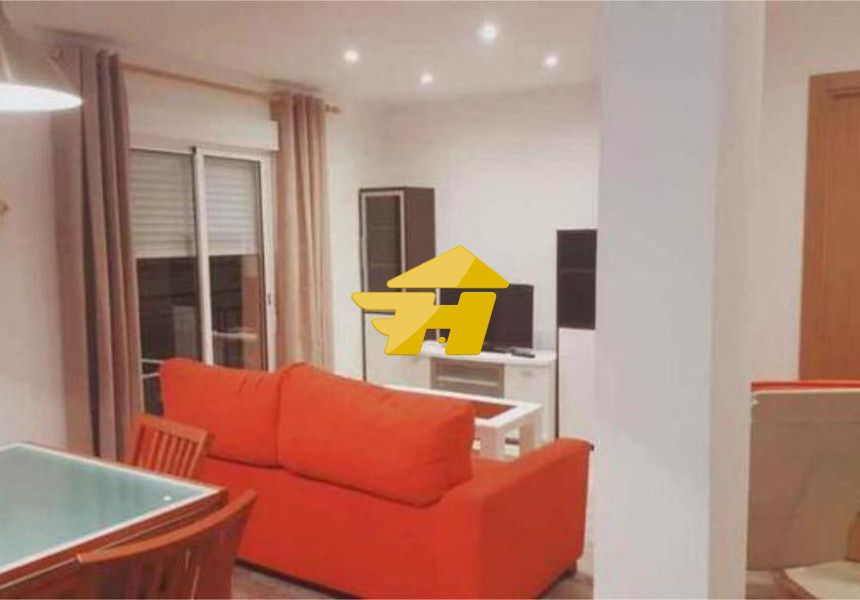 Sala d'estar de Pis de lloguer en Málaga Capital amb Aire condicionat i Moblat