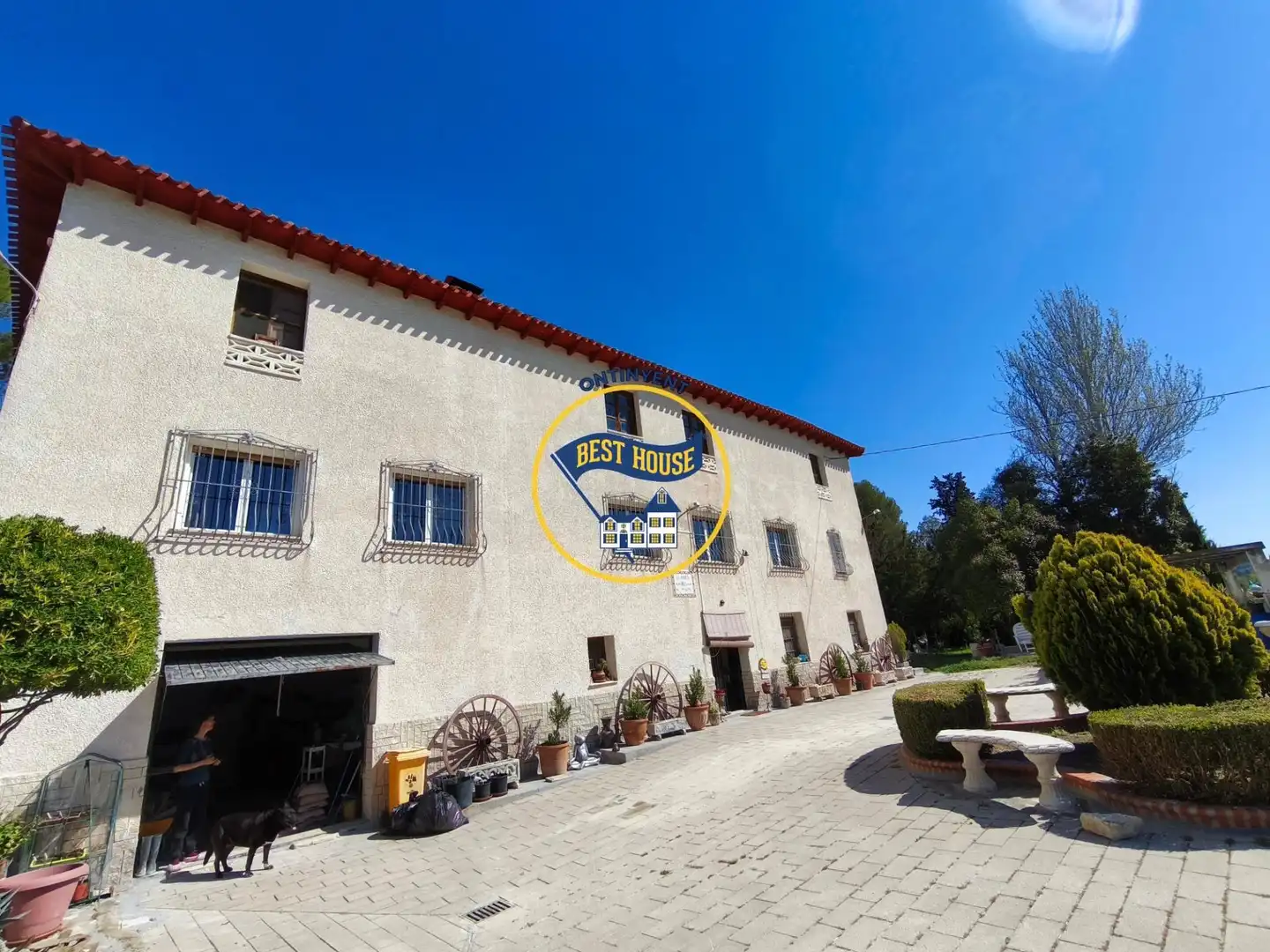 Vista exterior de Finca rústica en venta en Alfafara con Aire acondicionado, Jardín privado y Terraza