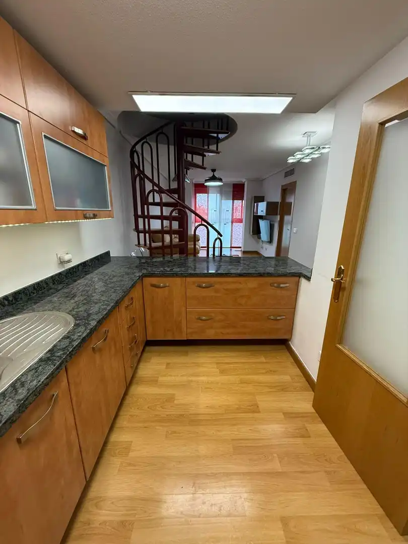 Kitchen of Attic for sale in Murcia  with Air Conditioner, Terrace and Storage room