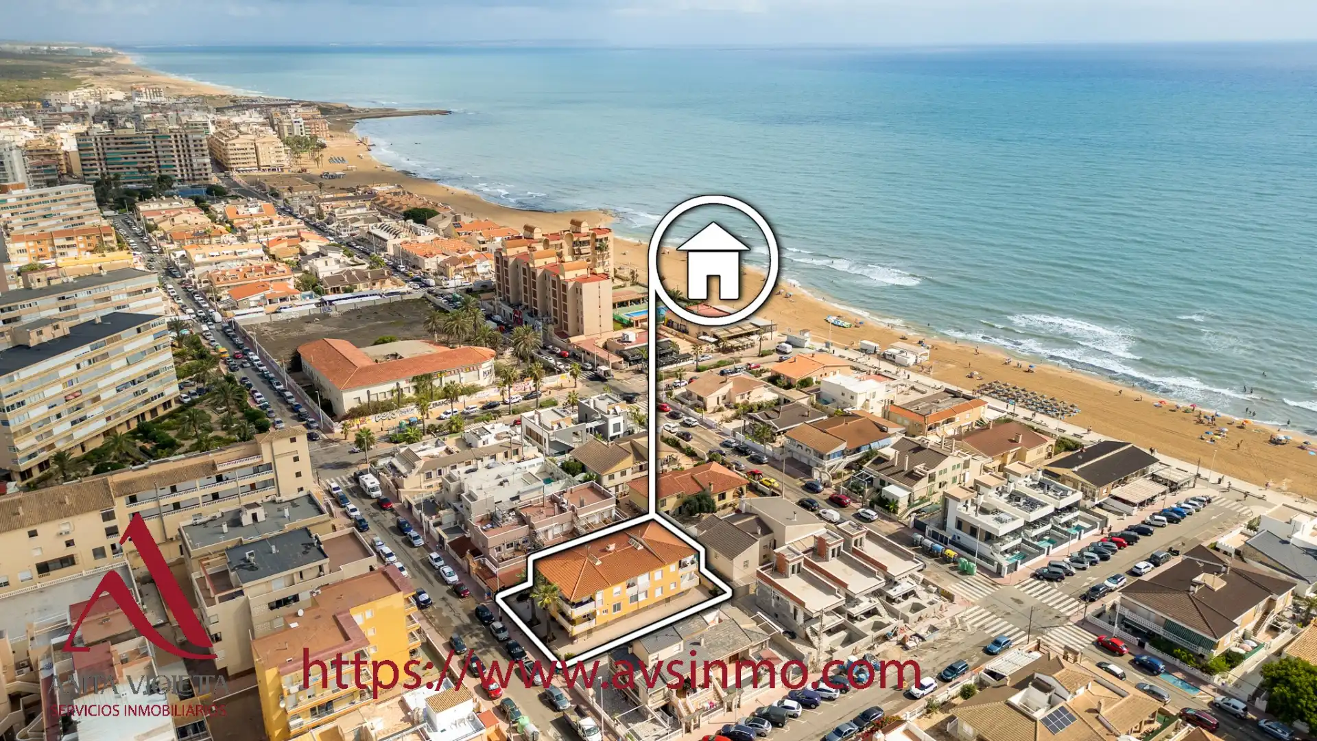 Vista exterior de Apartamento de alquiler en Torrevieja con Aire acondicionado, Amueblado y Lavadora