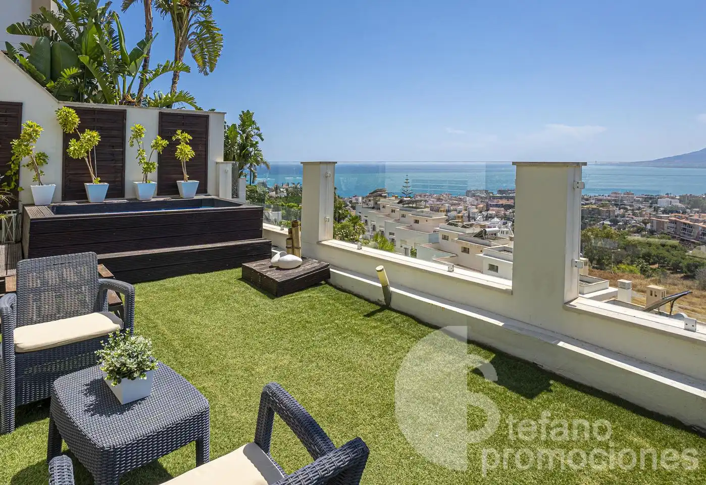 Terraza de Casa adosada en venta en Málaga con Aire acondicionado, Jardín privado y Terraza