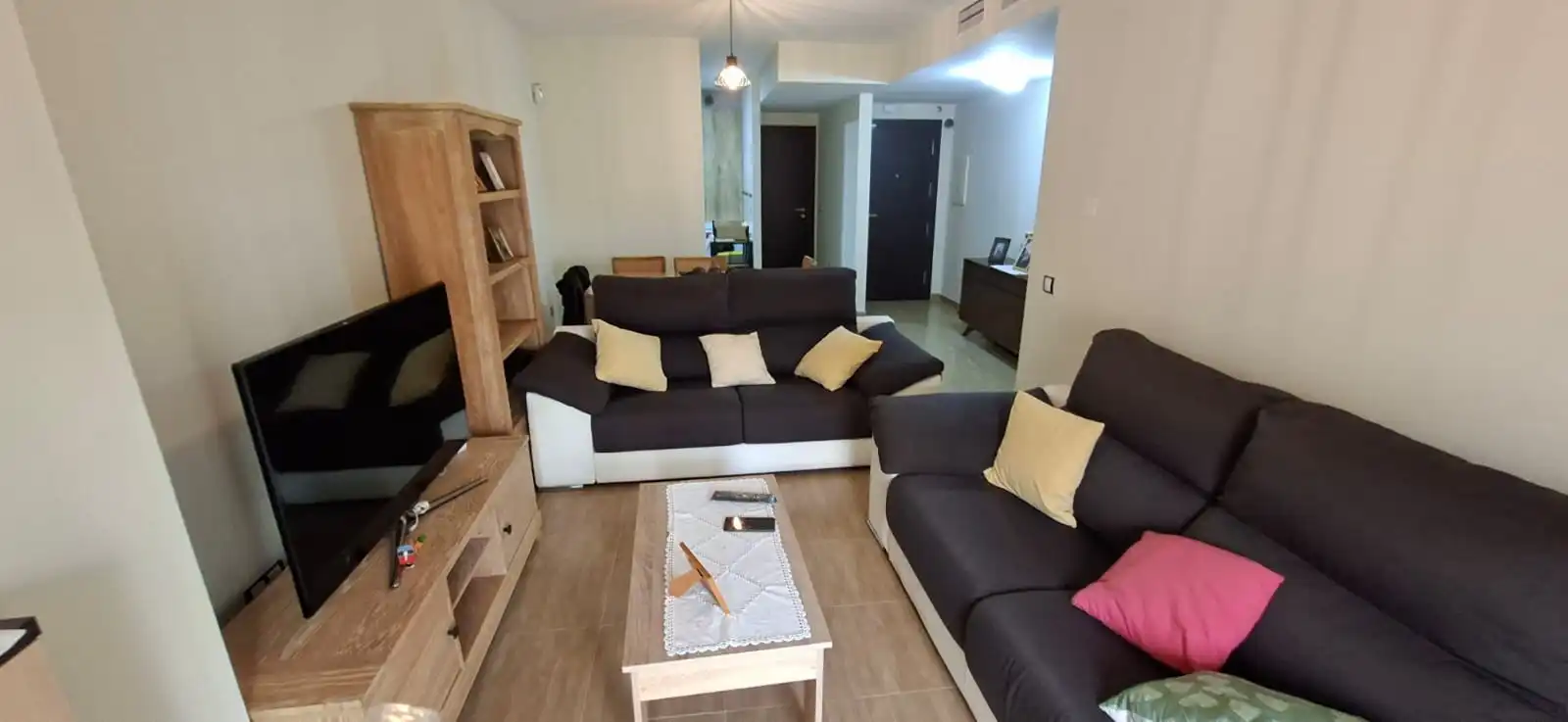 Sala de estar de Piso en venta en El Ejido con Balcón
