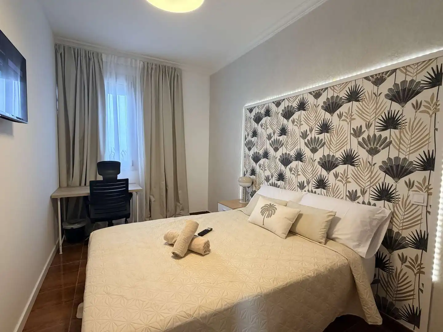 Habitación de Piso para compartir en Las Palmas de Gran Canaria con Aire acondicionado, Terraza y Amueblado