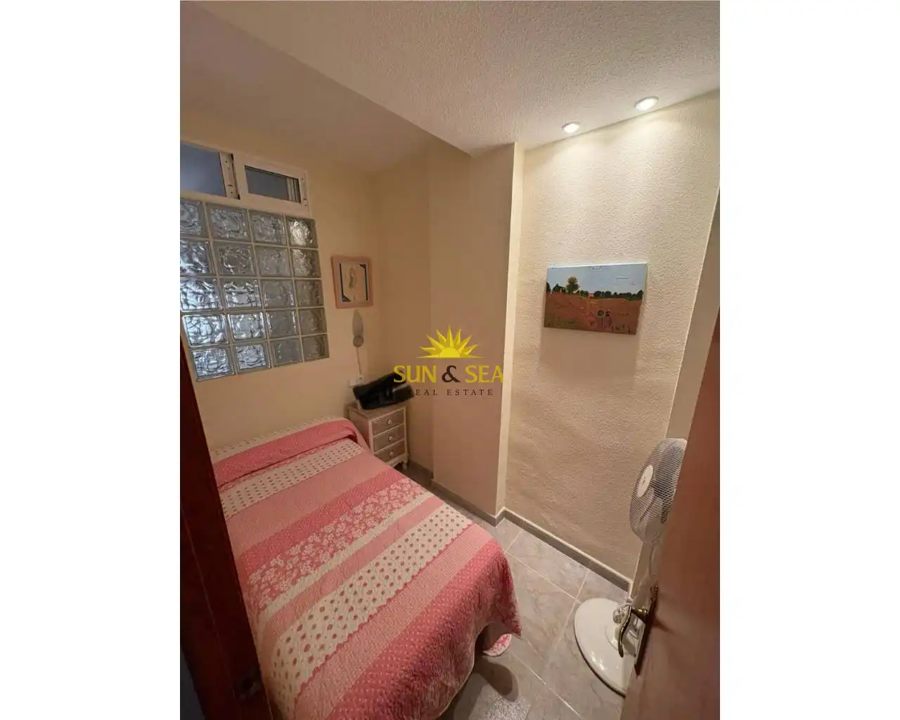 Schlafzimmer von Maisonette zur Miete in La Manga del Mar Menor mit Heizung, Terrasse und Schwimmbad