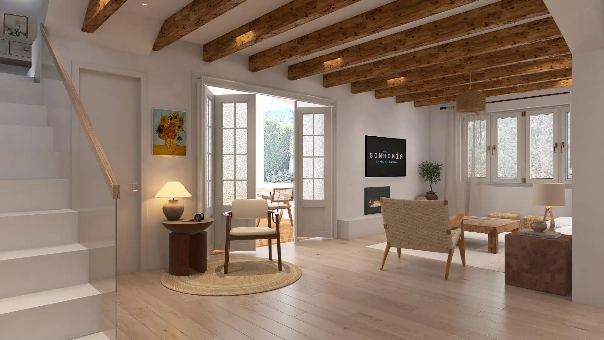 Living room of Houses for sale in Benalmádena  with Air Conditioner, Heating and Private garden