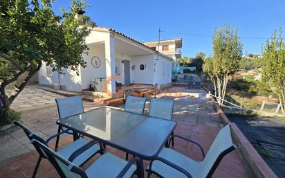 Exterior view of House or chalet for sale in Cunit  with Air Conditioner, Heating and Private garden