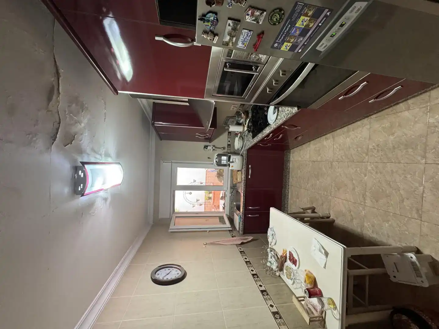 Cocina de Casa adosada en venta en Monesterio con Parquet, Amueblado y Horno
