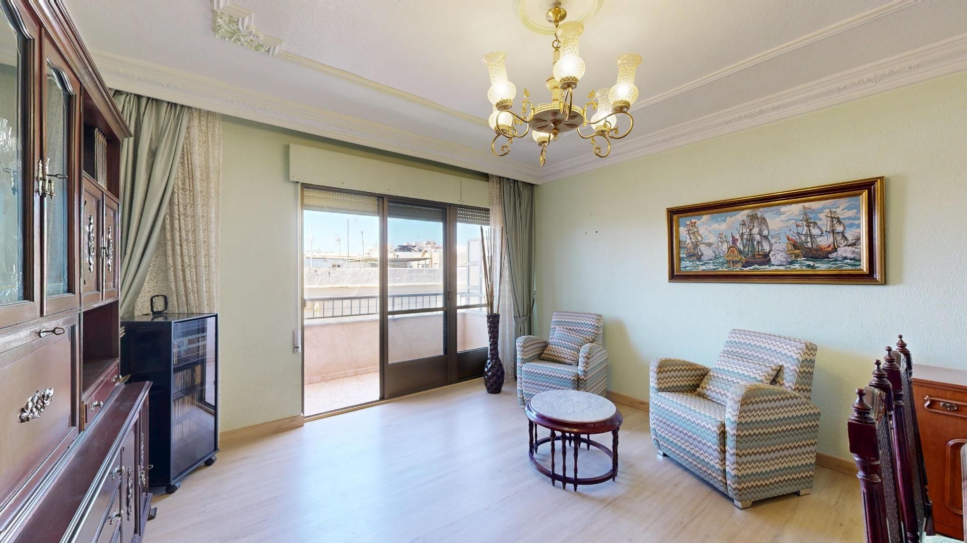 Sala de estar de Piso en venta en Cartagena con Aire acondicionado, Terraza y Trastero