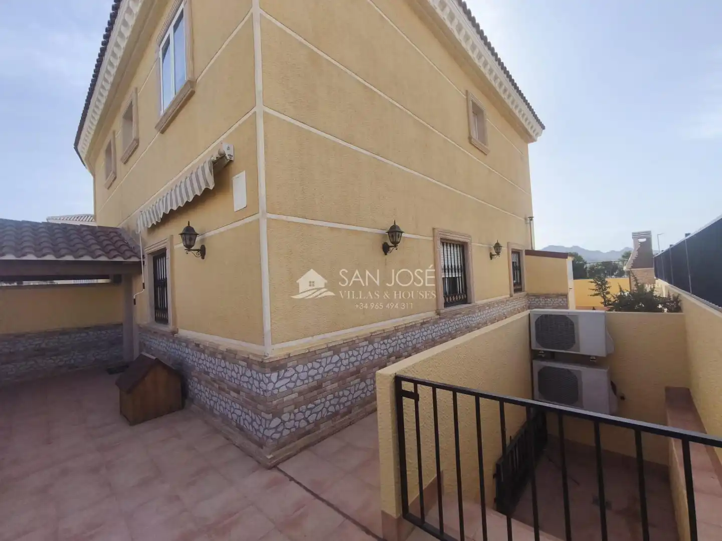 Exterior view of Houses for rent in Aspe  with Air Conditioner, Heating and Terrace