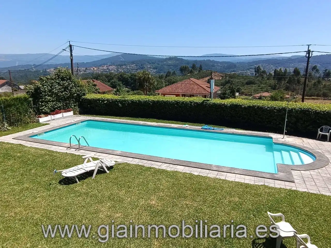 Piscina de Casa o chalet en venta en Mondariz con Calefacción, Jardín privado y Terraza