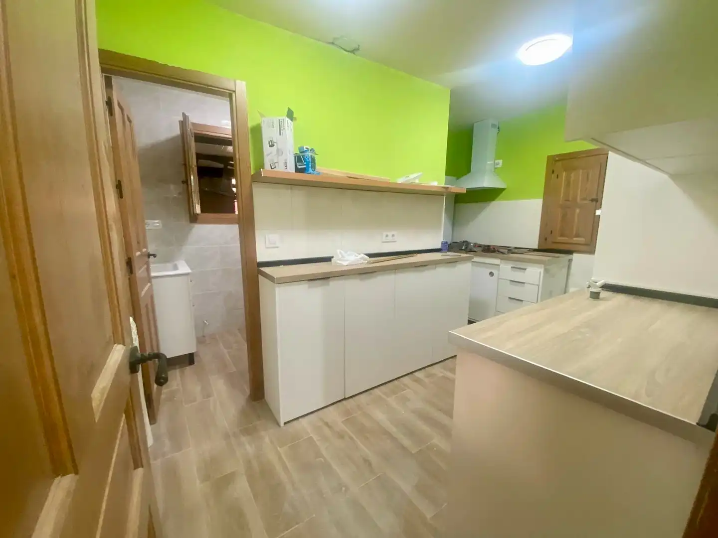 Kitchen of Houses for sale in Albalate de Zorita  with Heating, Private garden and Storage room