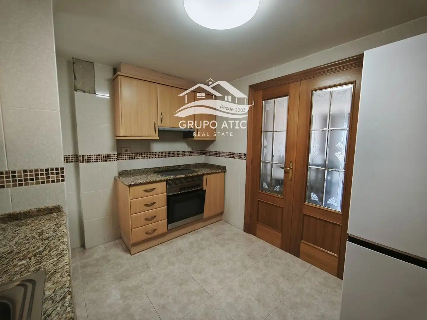 Cocina de Apartamento en venta en Burriana / Borriana con Calefacción, Terraza y Amueblado