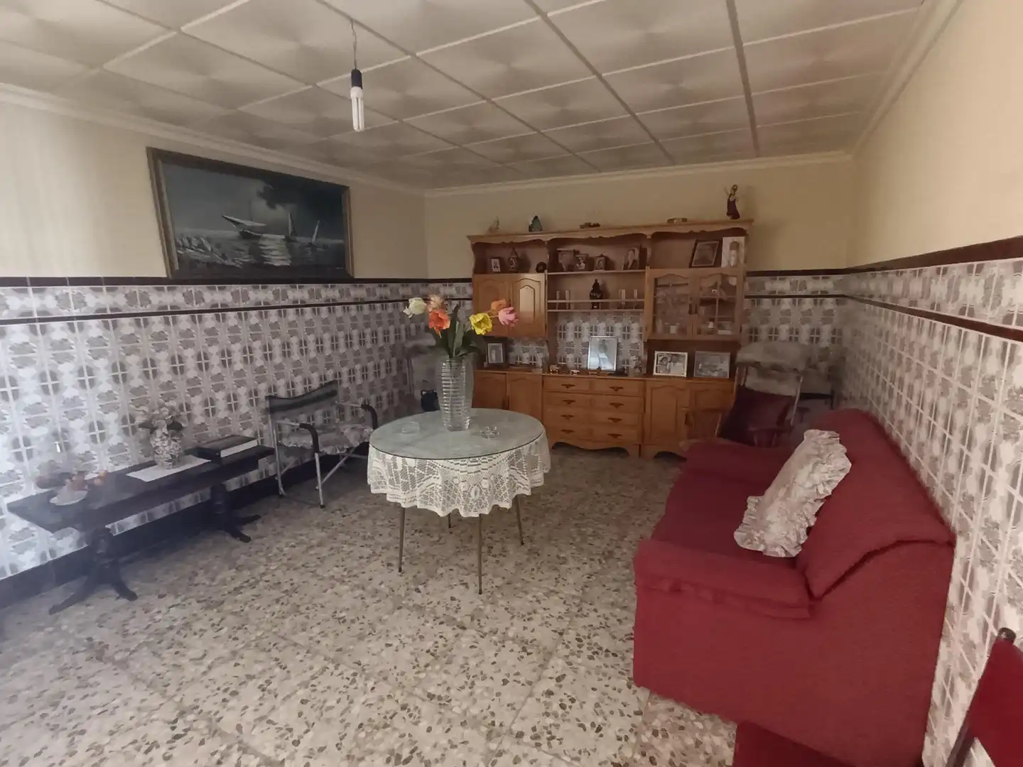 Sala d'estar de Casa o xalet en venda en Puertollano amb Terrassa i Traster