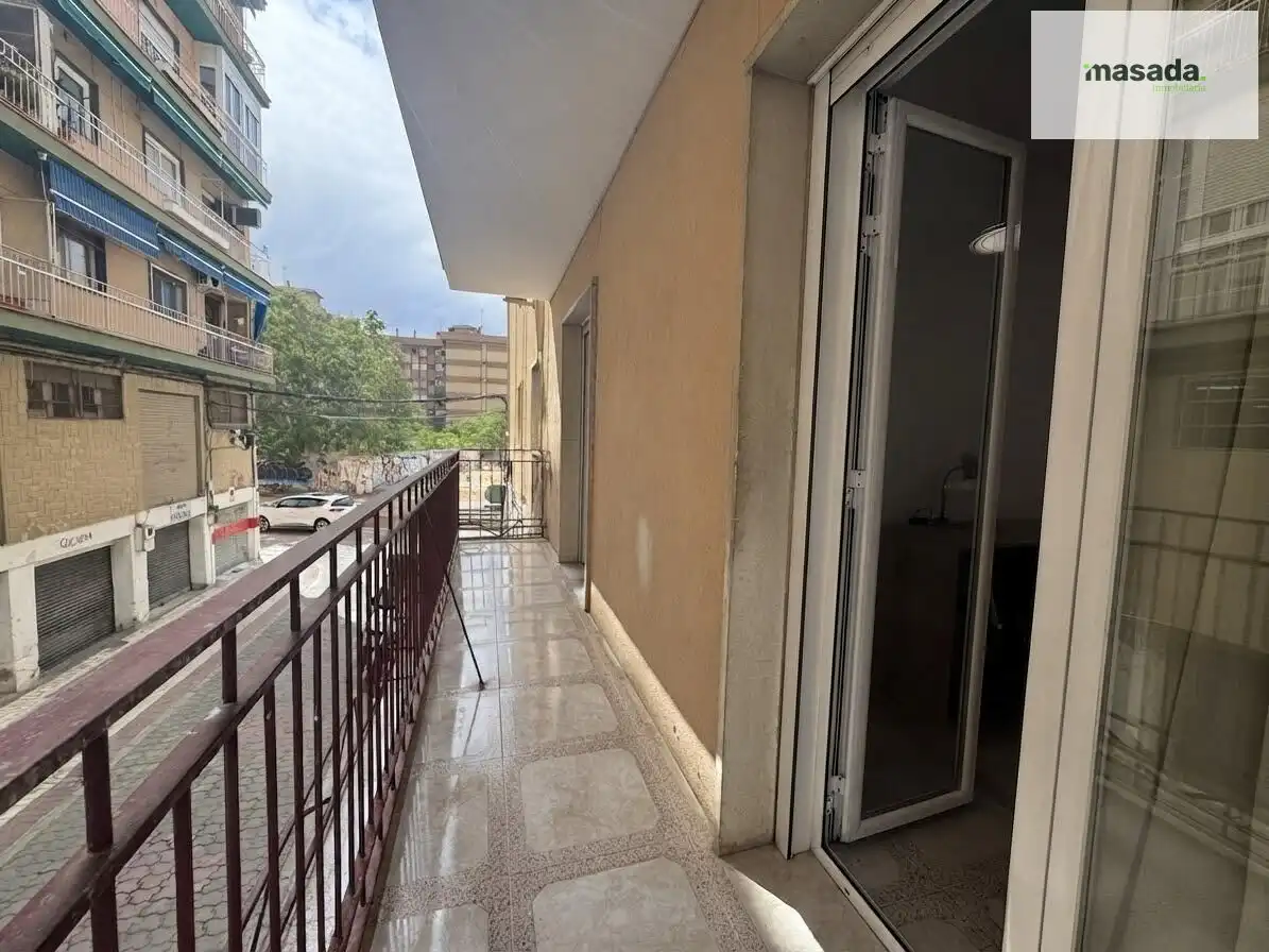 Balcony of Flat for rent in Granada  with Furnished and Balcony