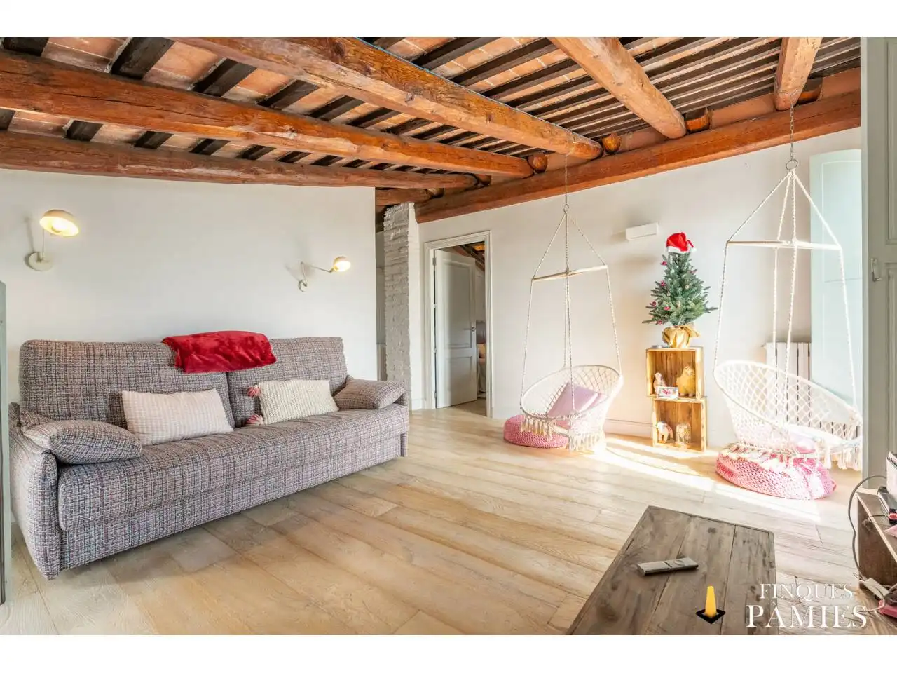 Sala de estar de Casa o chalet en venta en La Selva del Camp con Calefacción, Jardín privado y Terraza