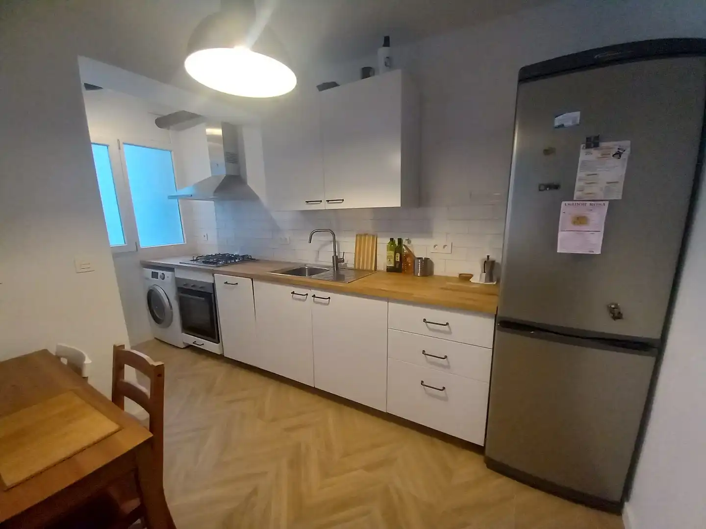 Kitchen of Flat for rent in Málaga Capital  with Air Conditioner, Terrace and Furnished