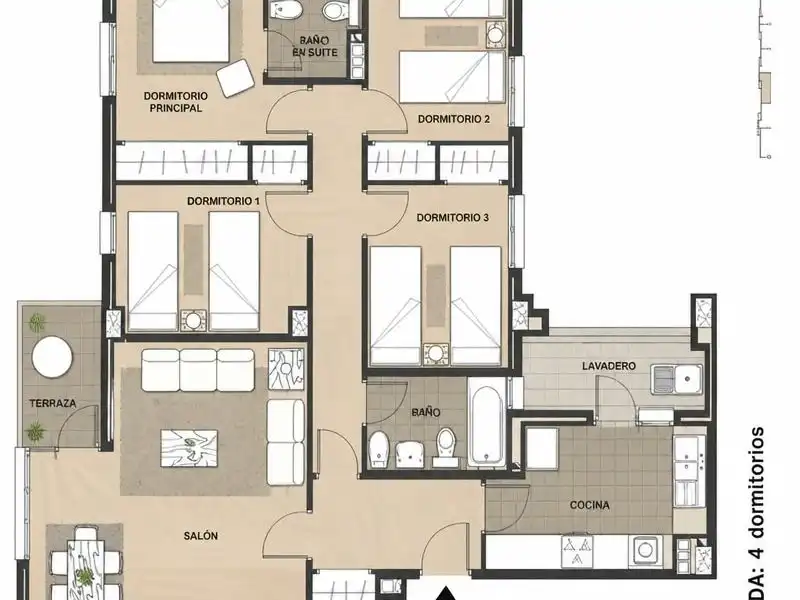 Piso en venta en  Madrid Capital con Aire acondicionado y Balcón