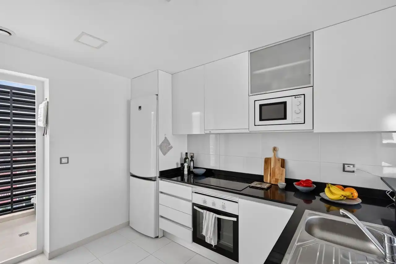 Cocina de Ático en venta en Elche / Elx con Aire acondicionado, Calefacción y Jardín privado