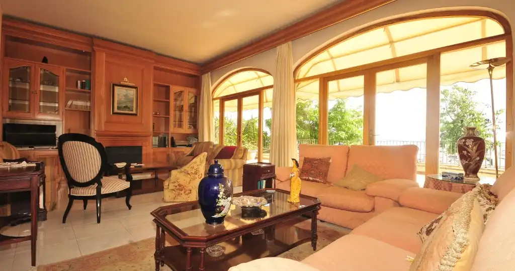 Sala d'estar de Casa o xalet en venda en  Palma de Mallorca amb Jardí privat i Terrassa