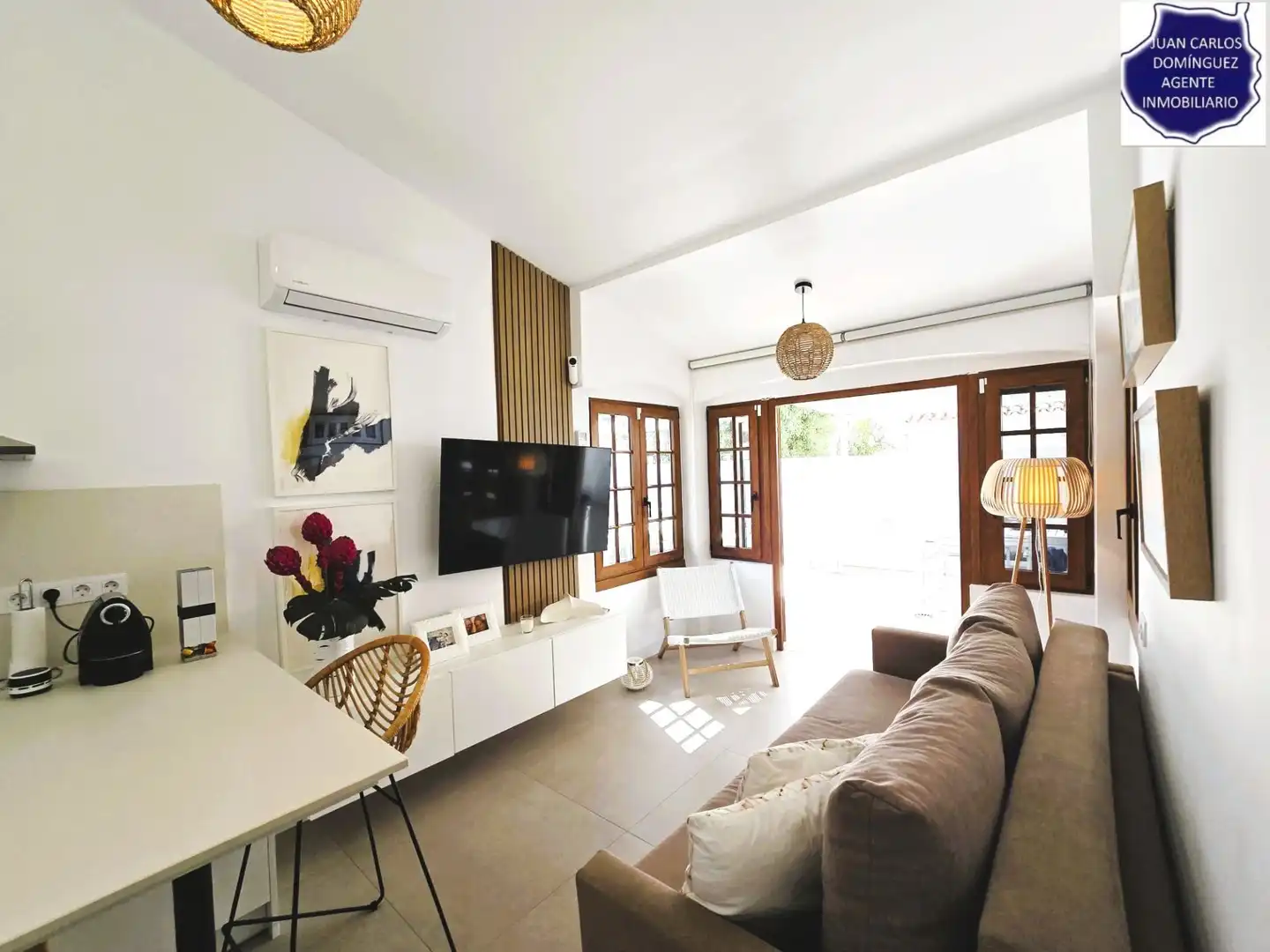 Sala de estar de Casa o chalet de alquiler en San Bartolomé de Tirajana con Aire acondicionado, Jardín privado y Terraza