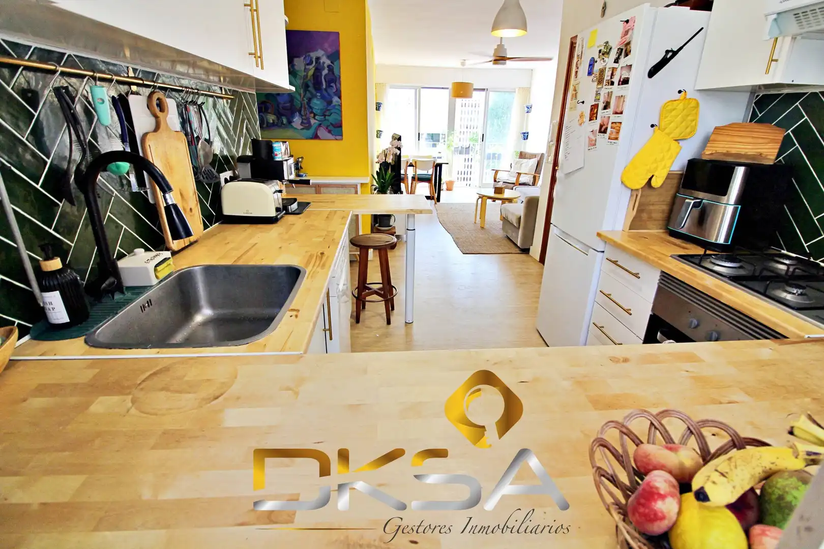 Kitchen of Flat for rent in Castellón de la Plana / Castelló de la Plana  with Heating, Parquet flooring and Furnished