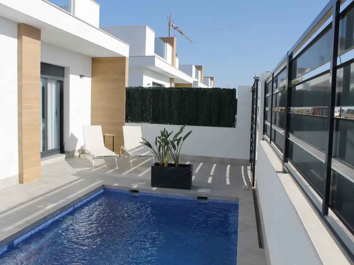 Terrassa de Casa o xalet en venda en Torre-Pacheco amb Piscina