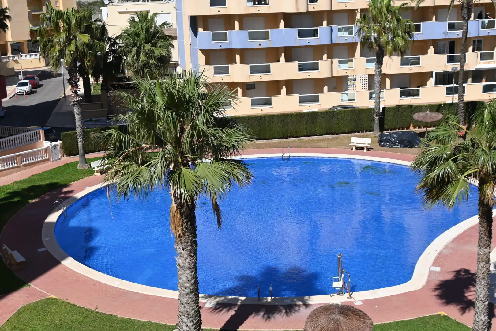 Swimming pool of Apartments for sale in La Manga del Mar Menor  with Heating, Terrace and Furnished