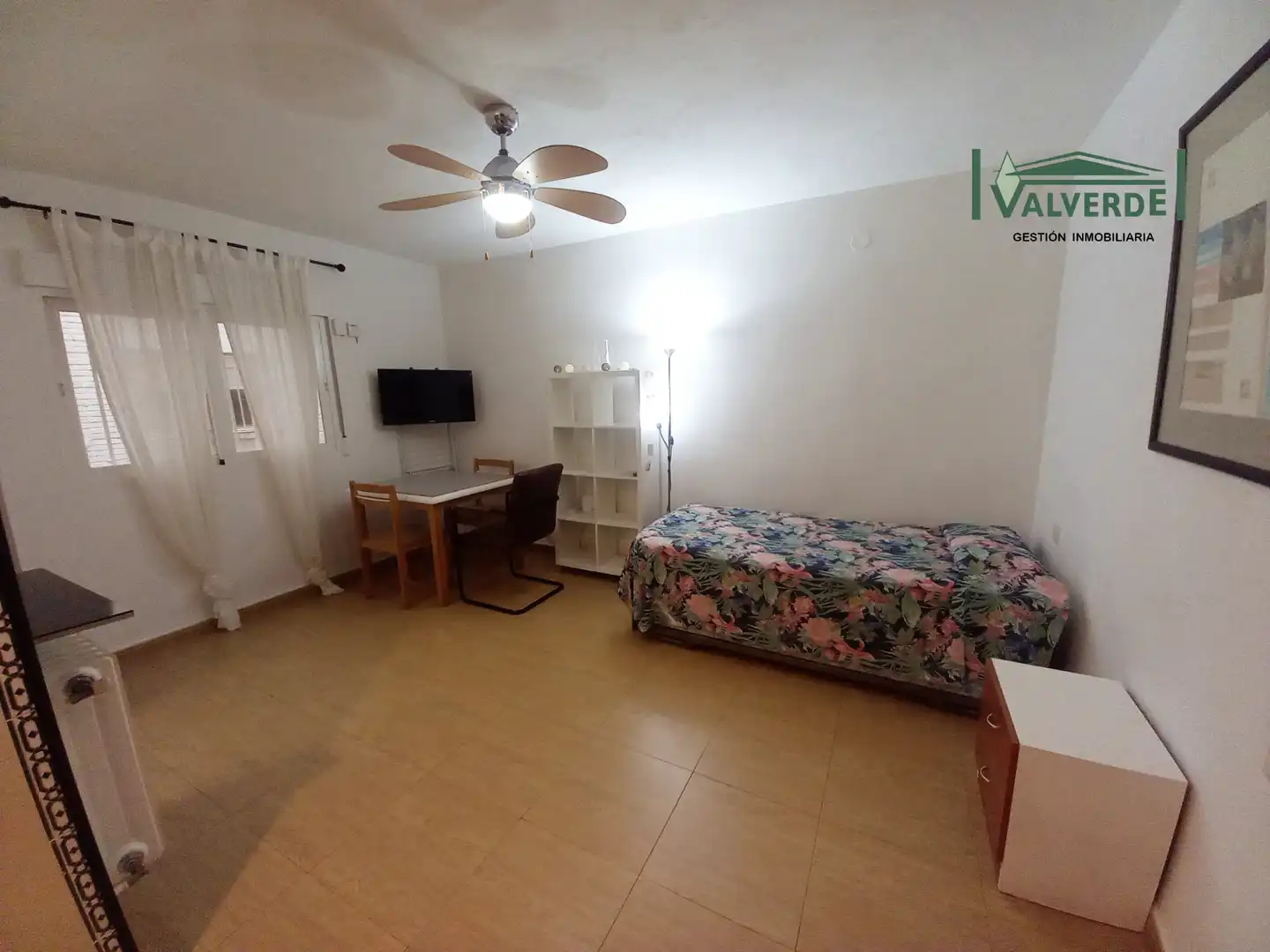 Sala de estar de Estudio de alquiler en Granada con Calefacción, Amueblado y Lavadora