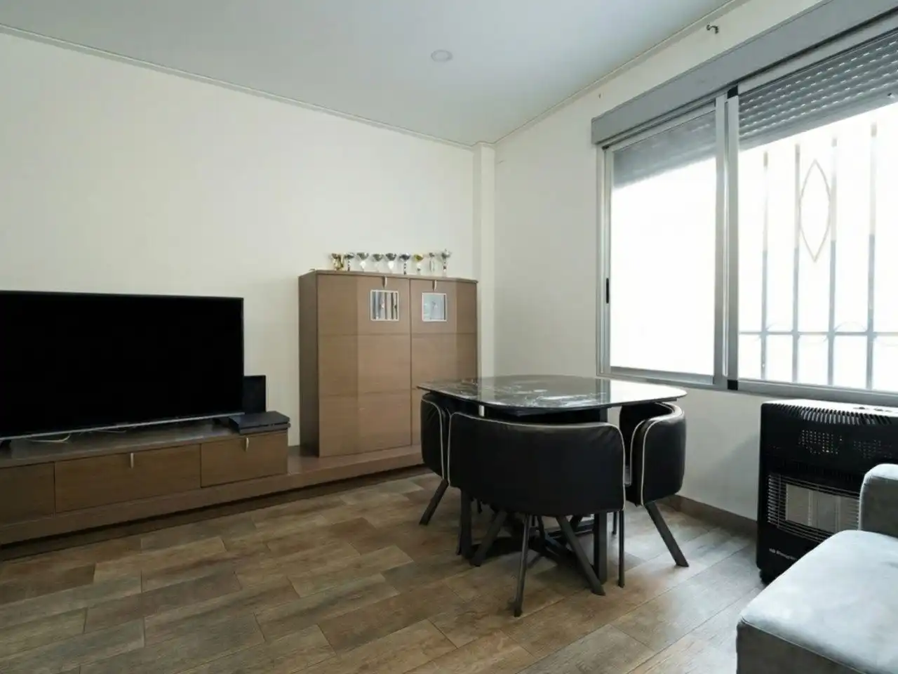 Sala de estar de Piso en venta en Carlet con Jardín privado, Terraza y Amueblado