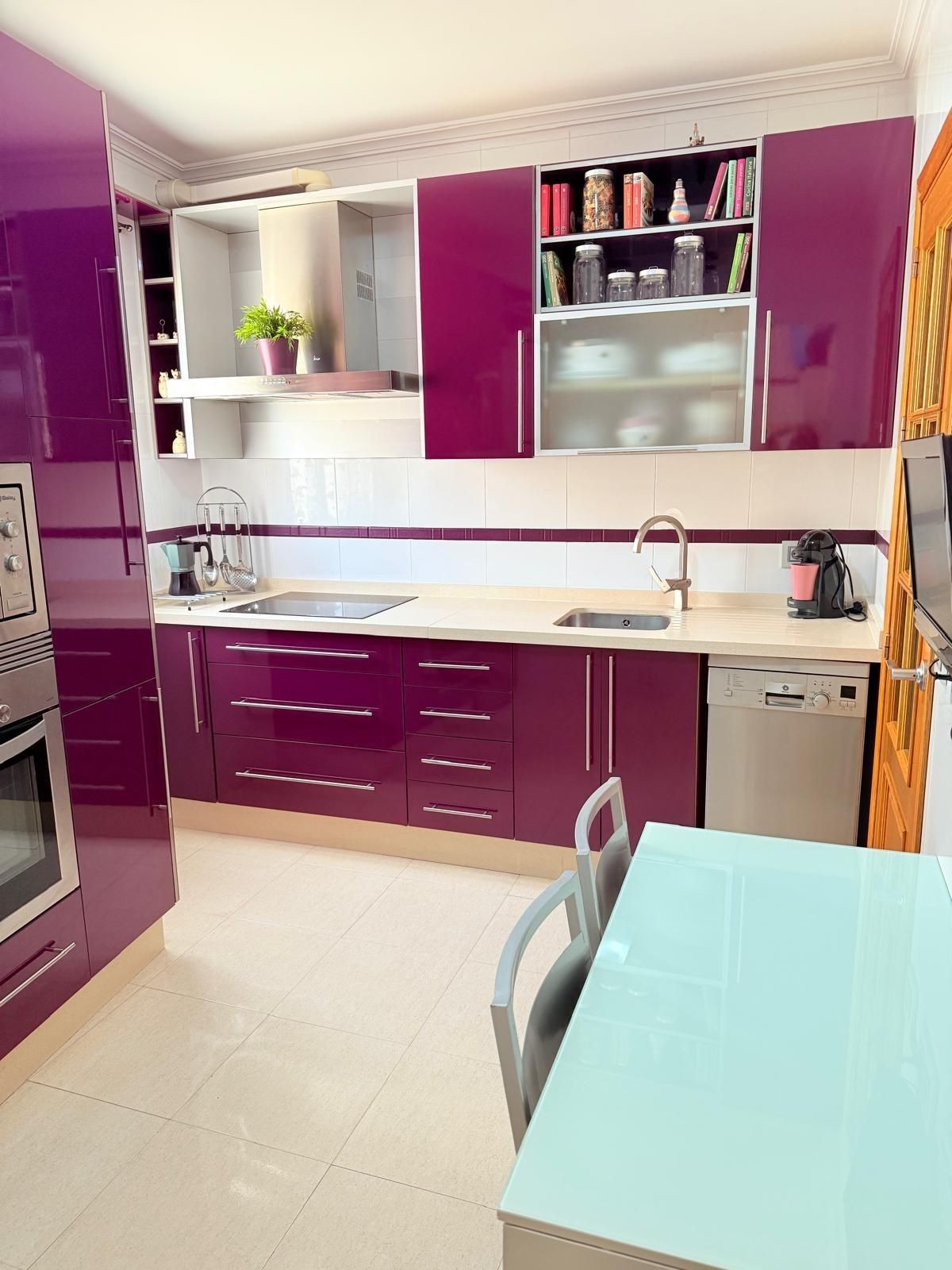 Kitchen of Flat for sale in  Almería Capital  with Air Conditioner and Heating
