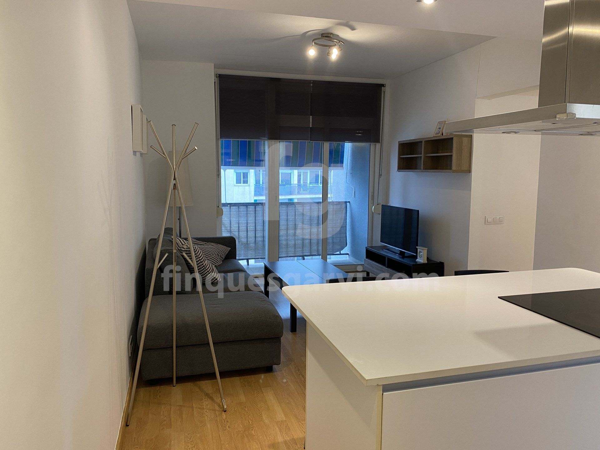 Living room of Flat to rent in  Barcelona Capital  with Air Conditioner, Heating and Furnished