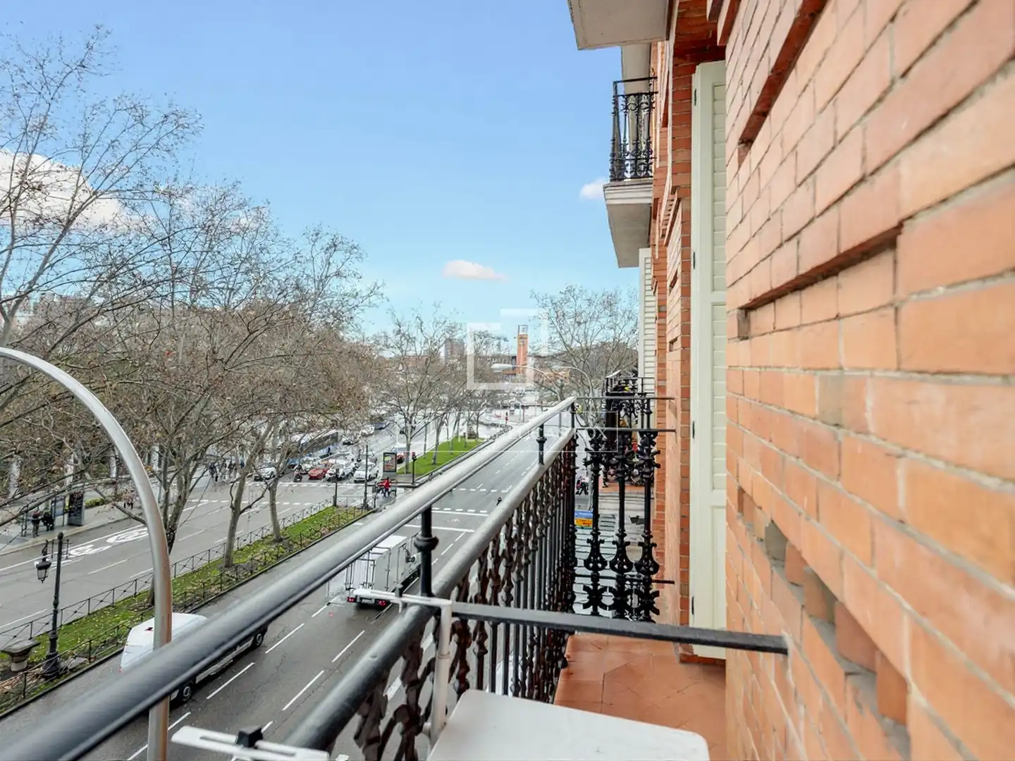 Terrasse von Wohnung zur Miete in Madrid mit Klimaanlage, Heizung und Parkett