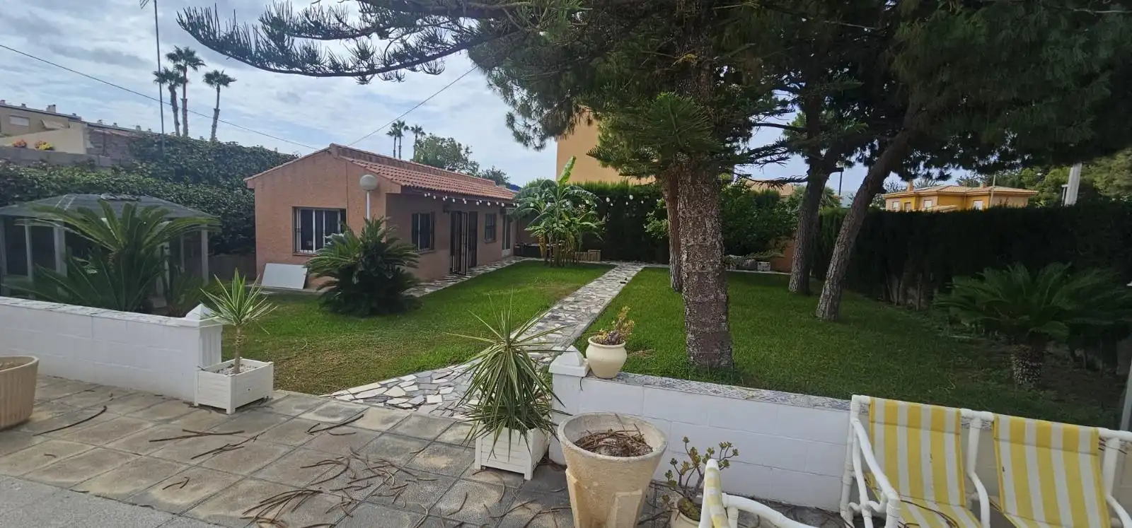 Jardí de Casa o xalet en venda en Mutxamel amb Jardí privat, Piscina i Moblat