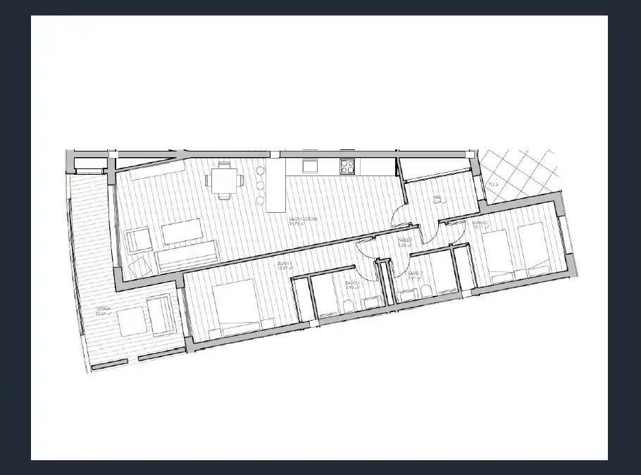 Wohnung zum Verkauf in El Rompido mit Terrasse, Balkon und Gemeinschaftspool