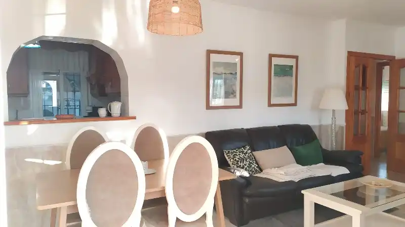 Sala de estar de Casa o chalet de alquiler en Torrox con Aire acondicionado, Calefacción y Jardín privado
