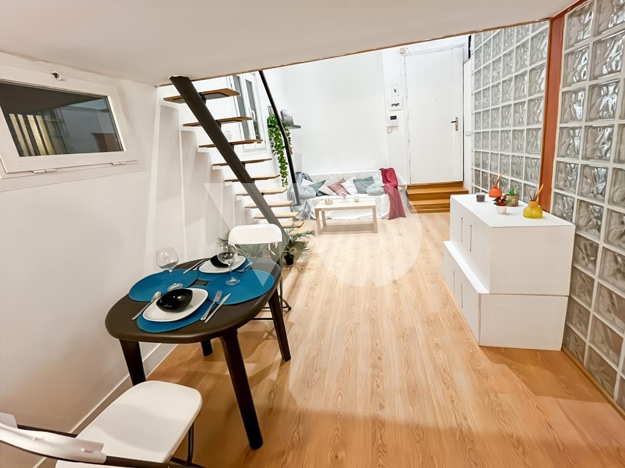 Living room of Planta baja for sale in  Madrid Capital