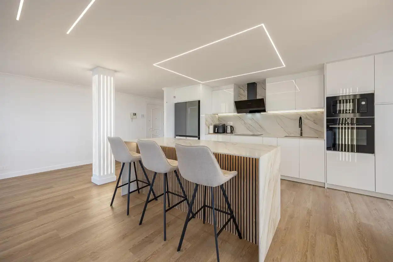 Cocina de Piso en venta en Benidorm con Parquet, Trastero y Piscina