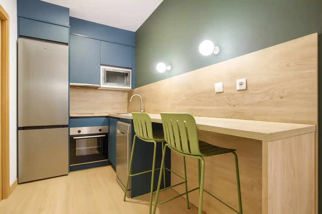 Kitchen of Houses for share in Madrid  with Air Conditioner, Heating and Terrace