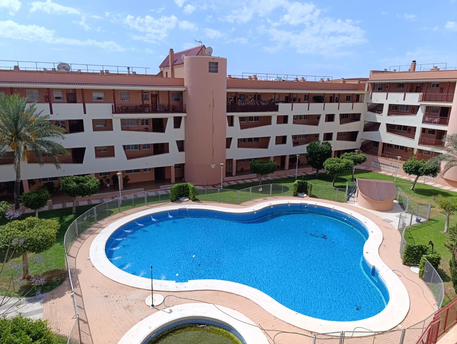 Swimming pool of Flat for sale in Roquetas de Mar  with Private garden, Terrace and Community pool