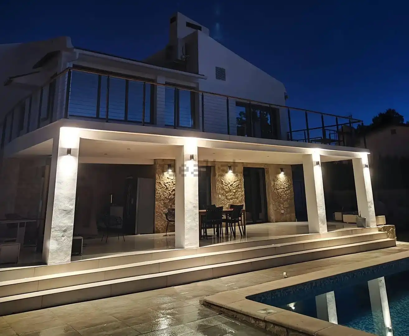 Terrassa de Casa o xalet en venda en L'Eliana amb Jardí privat, Terrassa i Piscina