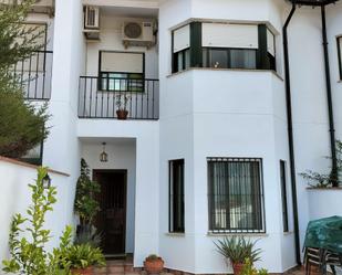 Exterior view of Single-family semi-detached for sale in Cazalla de la Sierra  with Air Conditioner, Heating and Terrace