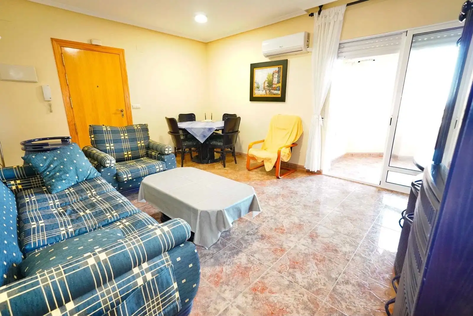 Living room of Flat for rent in Orihuela  with Air Conditioner, Heating and Terrace